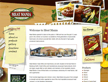 Tablet Screenshot of meatmania.com